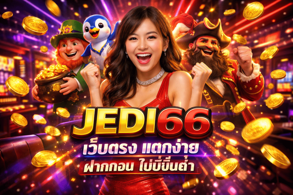 JEDI66 เว็บตรง แตกง่าย ฝากถอน ไม่มีขั้นต่ำ