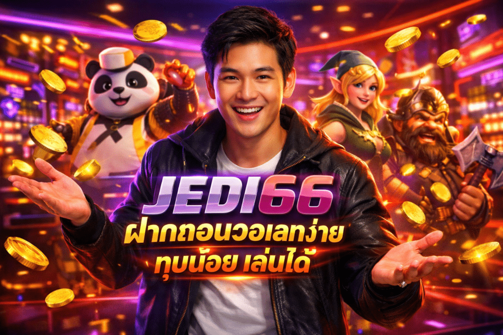 JEDI66 ฝากถอนวอเลทง่าย ทุนน้อยเล่นได้